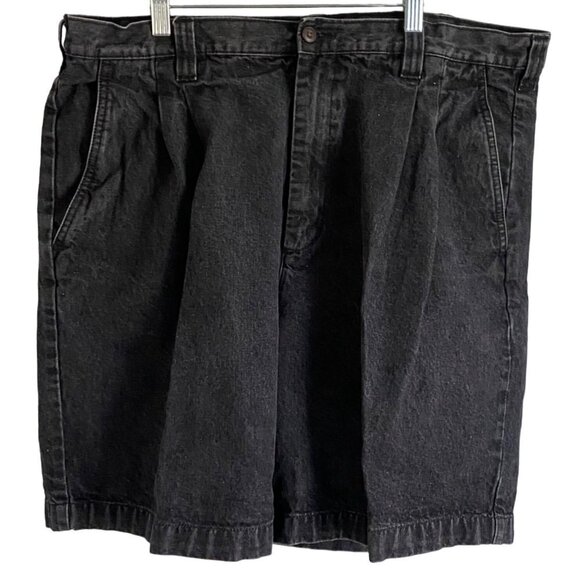 St. John's Bay Men's Black Denim Jean Shorts Size 40 - Picture 3 of 6